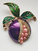 Load image into Gallery viewer, elegant enamel brooch
