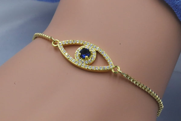 Evil Eye Adjustable Bracelet