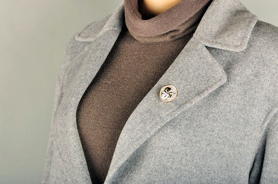 Newborn Brooch, Mother Gift, Thank You Gift for Doctor Nurse, Medical Brooch, Elegant Brooch, Modern Brooch, Unique Brooch, Doctor Brooch