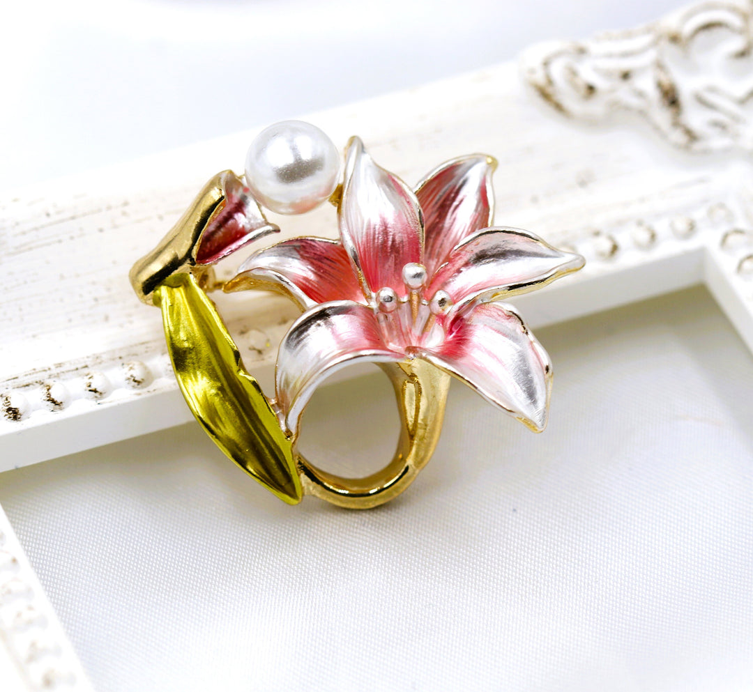 flower brooch