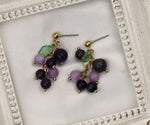 Load image into Gallery viewer, Large Amethyst Earrings, Luxury Earrings, Wirewrapped Jewelry, Purple Fruit Earrings, Classy Earrings, Formal Earrings Gift, Daily Jewelry
