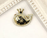 Load image into Gallery viewer, Little Whale Brooch, Vintage Elegant Brooch, Luxury Brooch, Statement Brooch, Gift, Dress Brooch, Modern Brooch, Unique Brooch, Cute Brooch
