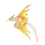 Load image into Gallery viewer, yellow phoenix brooch
