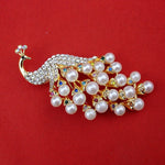 Load image into Gallery viewer, Phoenix Brooch, Crystal Bird Brooch, Peacock Brooch, Elegant Brooch, Unique Brooch, Statement Brooch, Unique Gift-Suit Brooch, Modern Brooch
