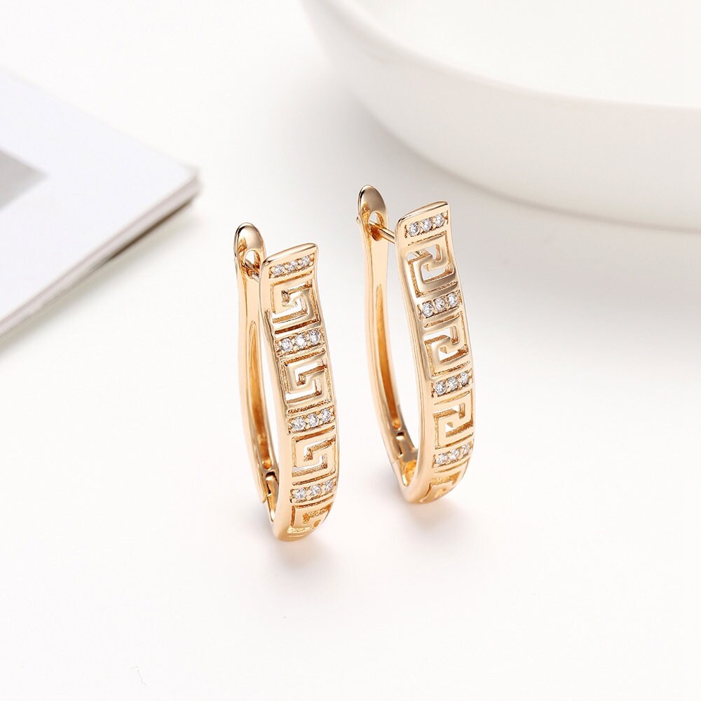 Luxury Rose Gold Earrings