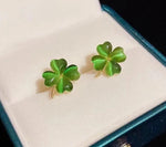 Load image into Gallery viewer, shamrock earrings
